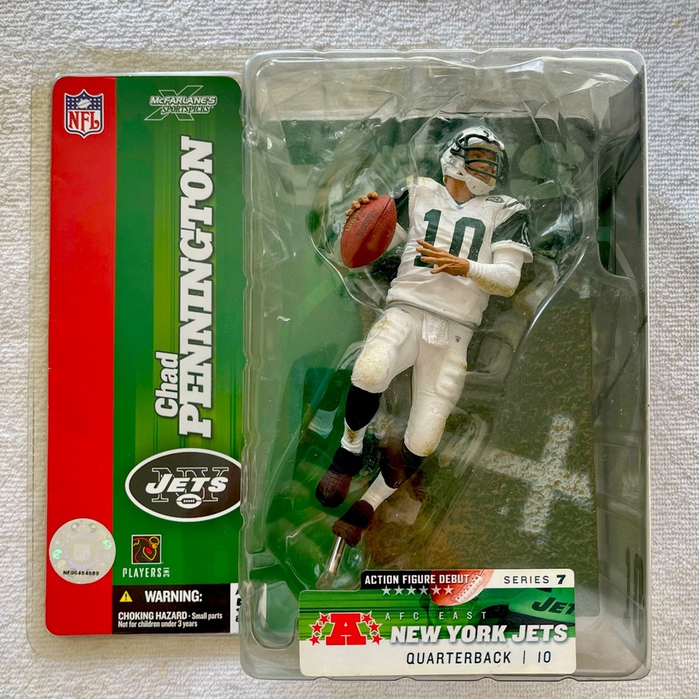 McFarlane NFL Sports Picks Series 7 Chad Pennington Action Figure White Jersey